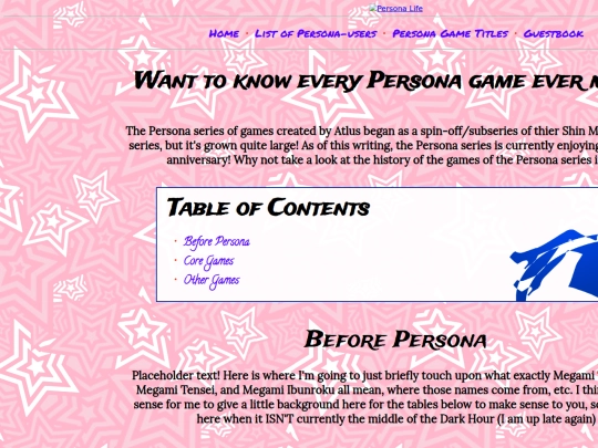 Titles screenshot