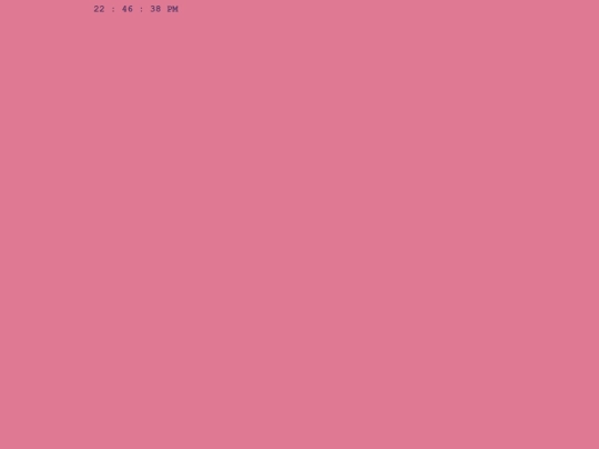 digital clock screenshot