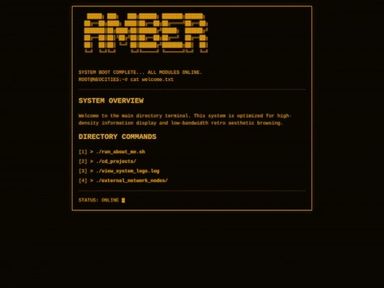 index screenshot