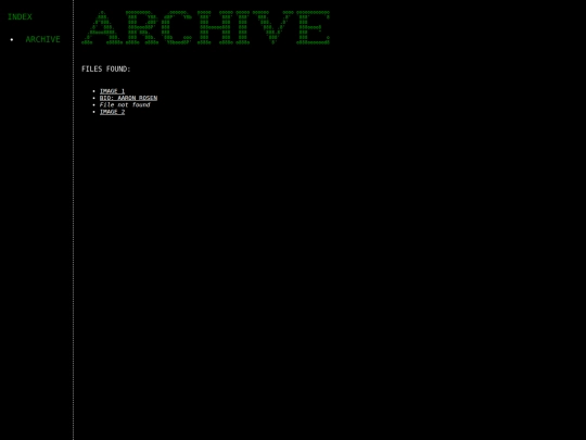 Archive screenshot