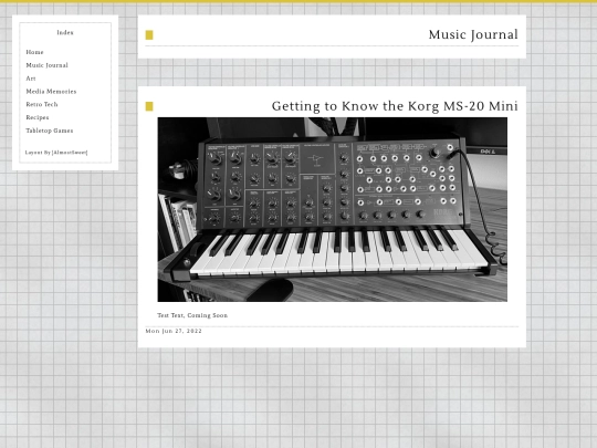 MusicJournal screenshot