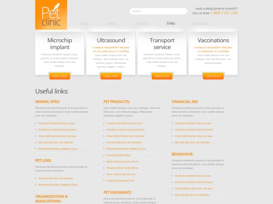 links screenshot