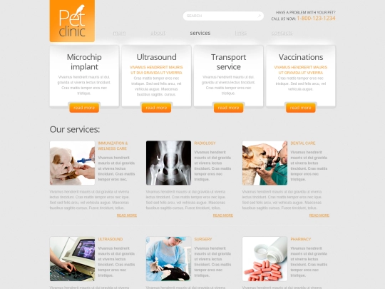 services screenshot