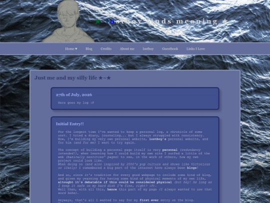 blog screenshot
