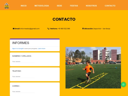 contacto screenshot
