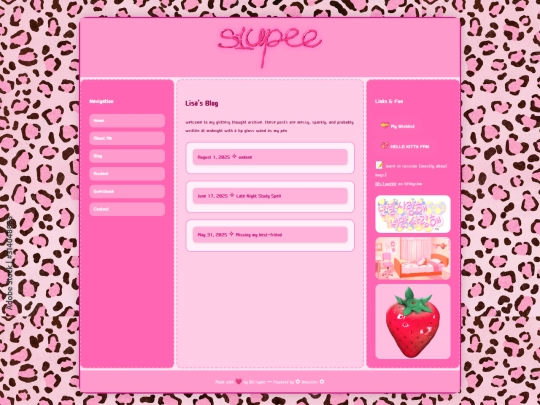 blog screenshot
