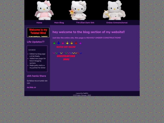 blog screenshot