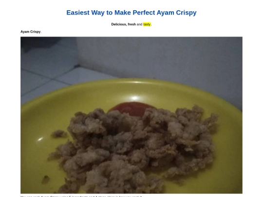 4-easiest-way-to-make-perfect-ayam-crispy screenshot