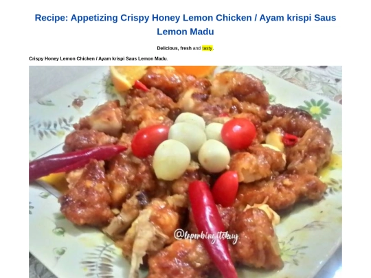 5-recipe-appetizing-crispy-honey-lemon-chicken-ayam-krispi-saus-lemon-madu screenshot
