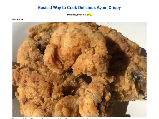 7-easiest-way-to-cook-delicious-ayam-crispy screenshot