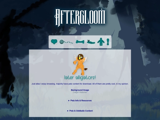 links screenshot