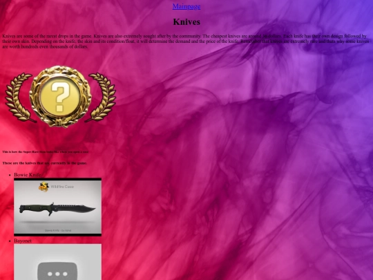 knive screenshot