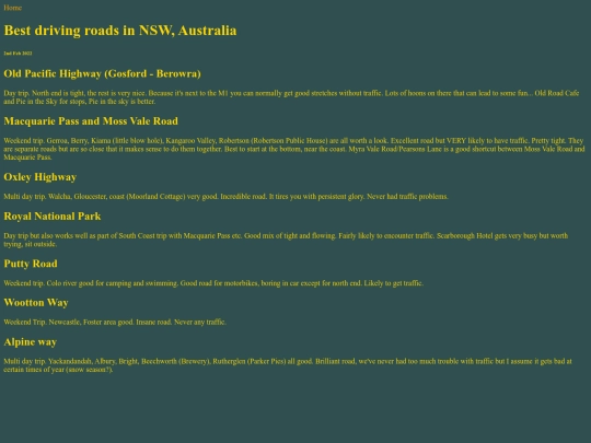 driving_roads screenshot