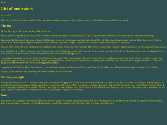 motivators screenshot