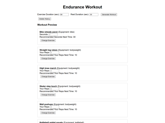 Endurance screenshot