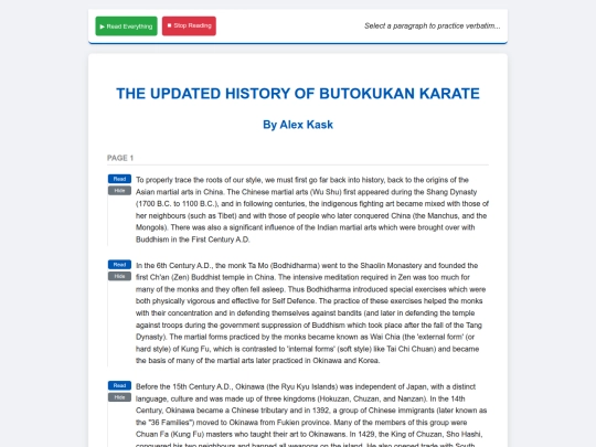 K/history screenshot
