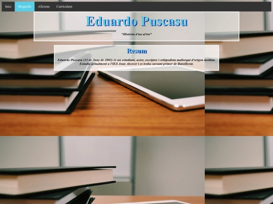 Biografia screenshot