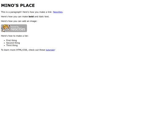index screenshot