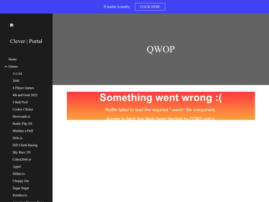 QWOP screenshot