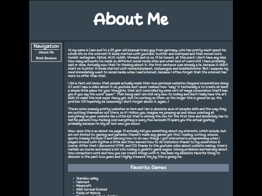 aboutme screenshot