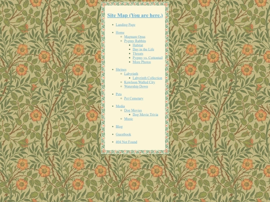 sitemap screenshot
