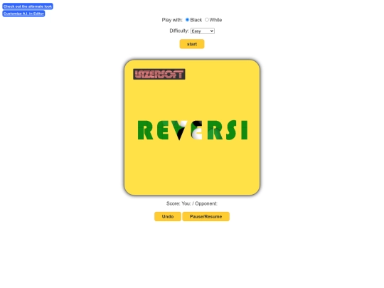 reversi-demo/Game-demo screenshot