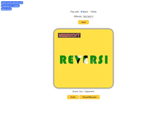 reversi/Game screenshot