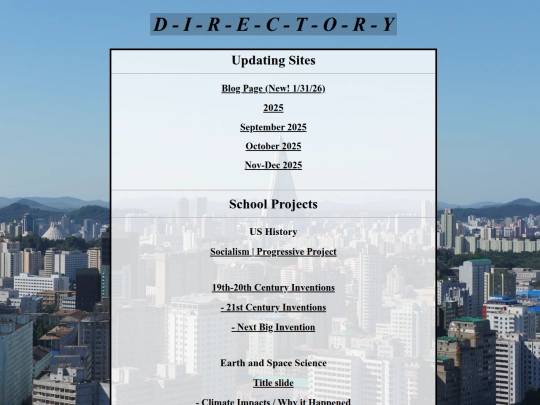 index screenshot