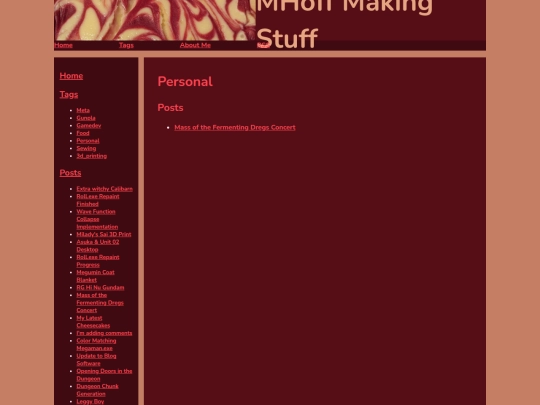 tags/personal screenshot