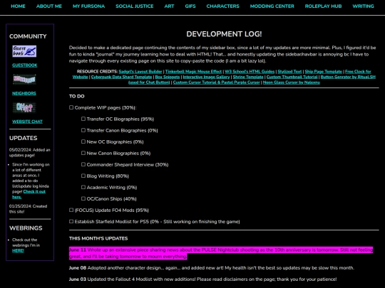 updates screenshot
