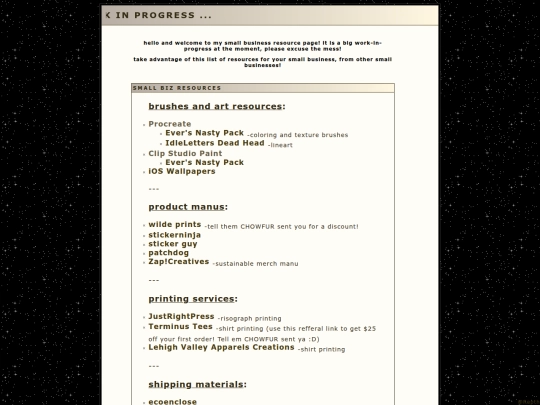 pages/resources screenshot