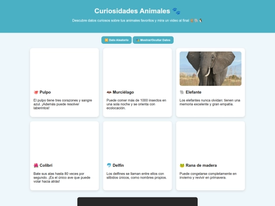 Animals screenshot