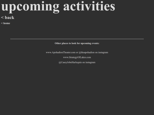 upcoming screenshot