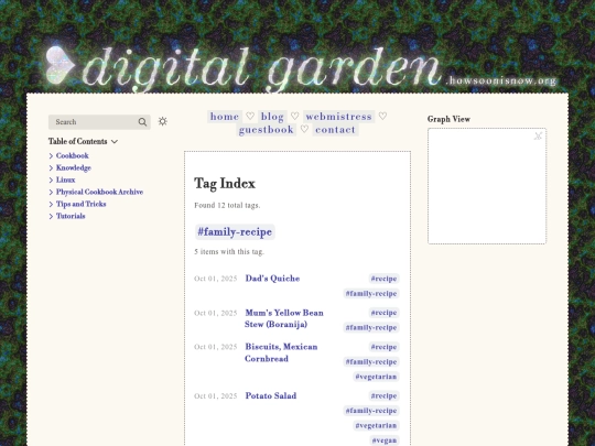 writings/digitalgarden/tags screenshot