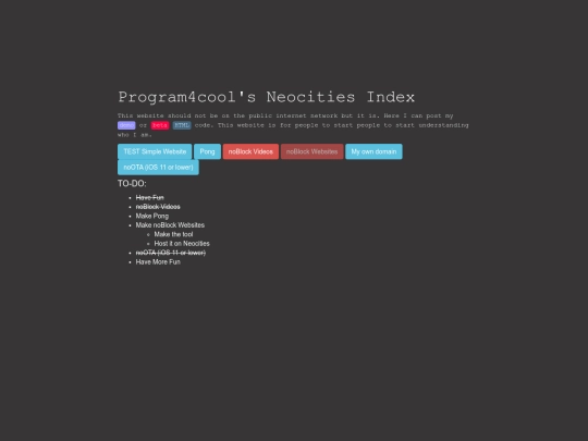 index screenshot