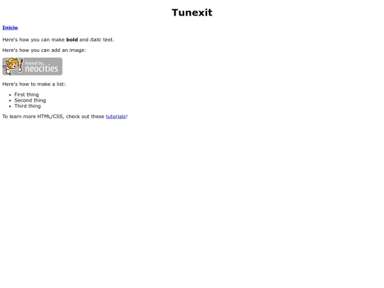 index screenshot