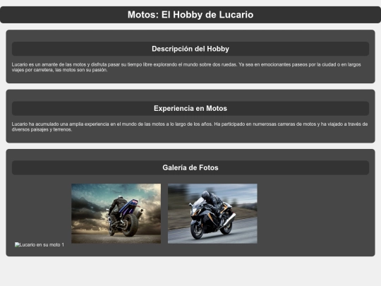 Trabajo2-hobbies/Motos screenshot