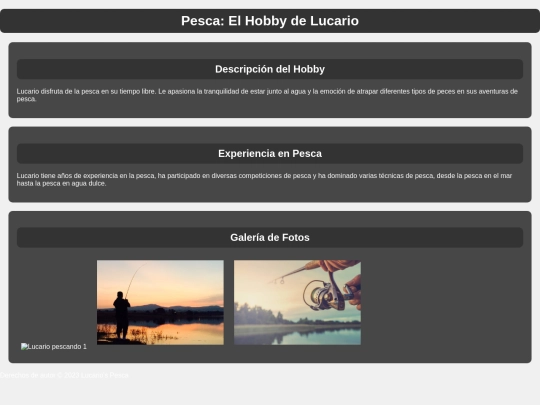Trabajo2-hobbies/Pesca screenshot