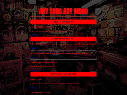 anysonganymood screenshot