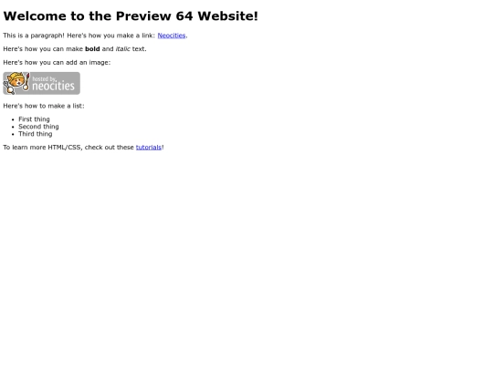 index screenshot