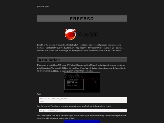 FreeBSD screenshot