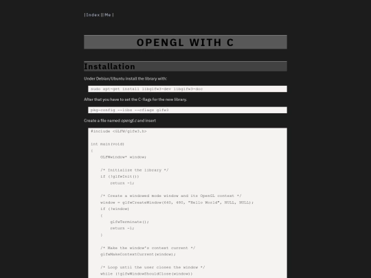 OpenGL screenshot