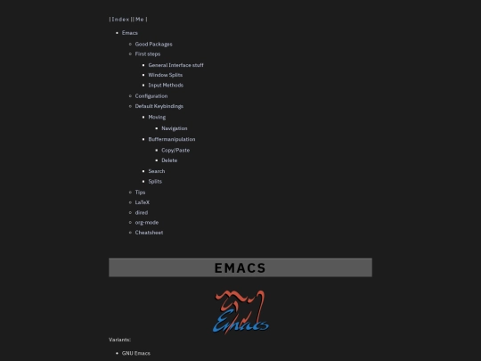 emacs screenshot