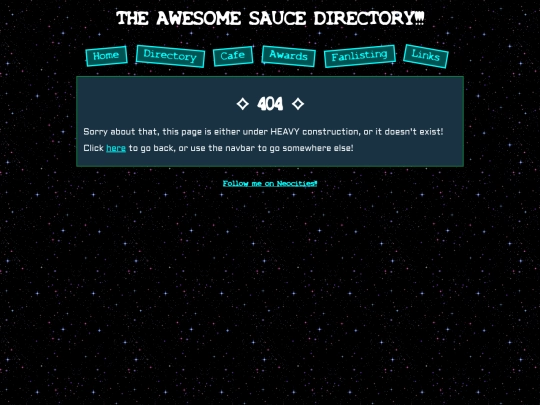 not_found screenshot