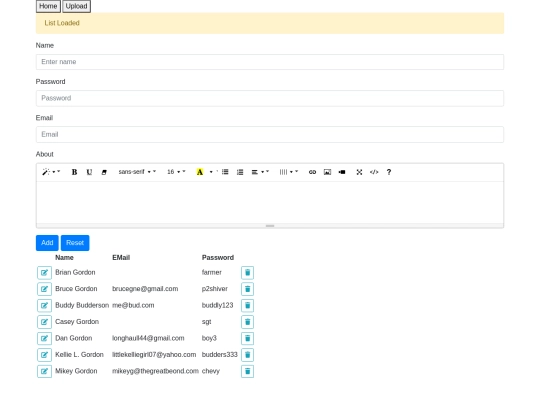 names screenshot