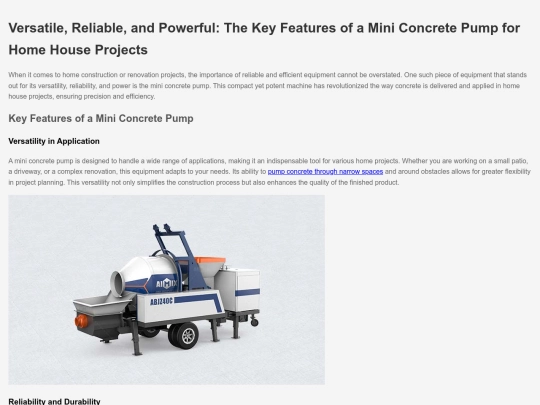 essential-attributes-of-a-mini-concrete-pump-for-home-improvement-projects-versatile-reliable-and-powerful screenshot