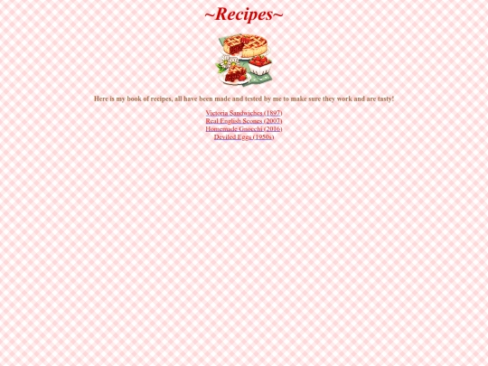 recipes screenshot