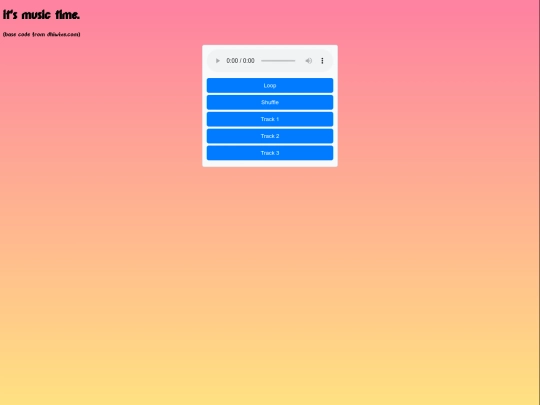 MUSICPLAYERTEST screenshot