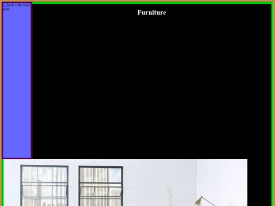 furniture screenshot