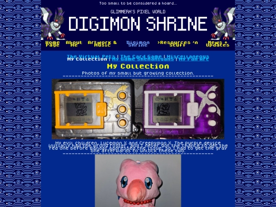 digimon_shrine/my_collection screenshot